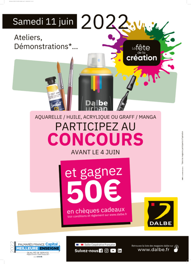 Fête de la création : Le concours d'arts peï, c'est maintenant chez DALBE Réunion ! Fête de la création : Le concours d'arts peï, c'est maintenant chez DALBE Réunion !