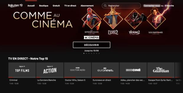Les chaînes liénaires de Rakuten TV intègrent la plateforme de streaming Plex Les chaînes liénaires de Rakuten TV intègrent la plateforme de streaming Plex