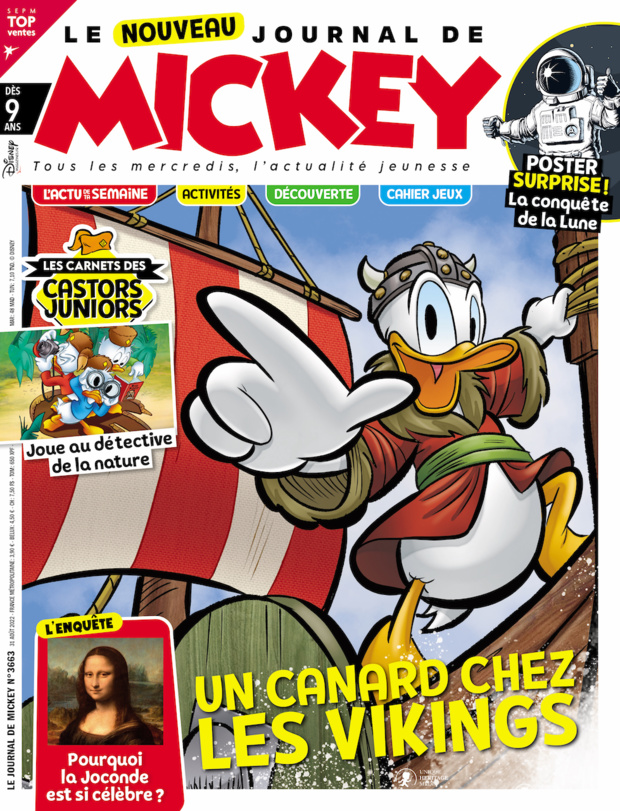 Le Nouveau Journal de Mickey arrive aujourd'hui en kiosque