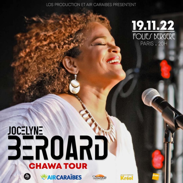 Musique : Jocelyne Beroard en Concert aux Folies Bergère le 19 novembre Musique : Jocelyne Beroard en Concert aux Folies Bergère le 19 novembre