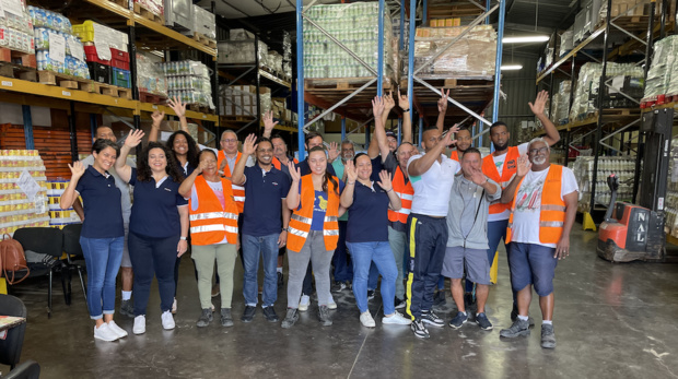 Partenariat entre les Banques Alimentaires et la Fondation CMA CGM : Arrivée du premier conteneur à La Réunion