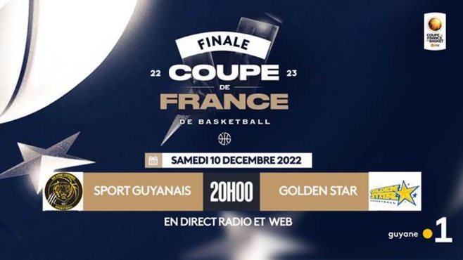 La finale féminine Guyane-Antilles du trophée de la Coupe de France de Basket, ce samedi sur les antennes de Guyane La 1ère La finale féminine Guyane-Antilles du trophée de la Coupe de France de Basket, ce samedi sur les antennes de Guyane La 1ère