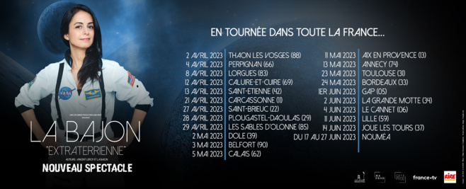 Nouvelle-Calédonie : l'humoriste La Bajon s'invite à Nouméa pour trois dates en juin Nouvelle-Calédonie : l'humoriste La Bajon s'invite à Nouméa pour trois dates en juin