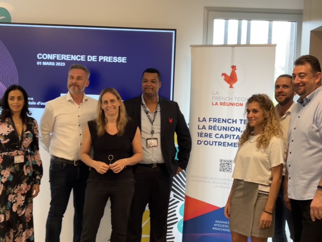 Board French Tech La Réunion et la Maire du village By CA, Elisabeth Peguillan Board French Tech La Réunion et la Maire du village By CA, Elisabeth Peguillan