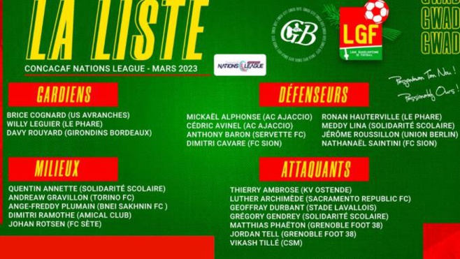 Football / CONCACAF : Guadeloupe / Antigua-et-Barbuda et Cuba / Guadeloupe à vivre en direct ce jeudi et dimanche sur Guadeloupe La 1ère Football / CONCACAF : Guadeloupe / Antigua-et-Barbuda et Cuba / Guadeloupe à vivre en direct ce jeudi et dimanche sur Guadeloupe La 1ère