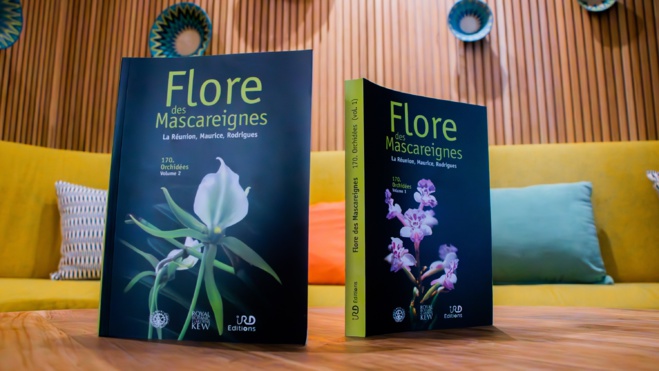  "Flore des mascareignes": les deux derniers volumes font la part belle aux Orchidées !