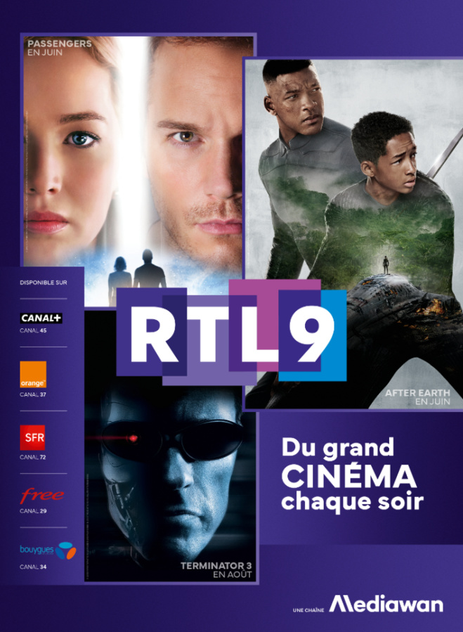 RTL9 renforce son offre et se dote d'un nouveau logo et nouvel habillage antenne à partir du 29 mai