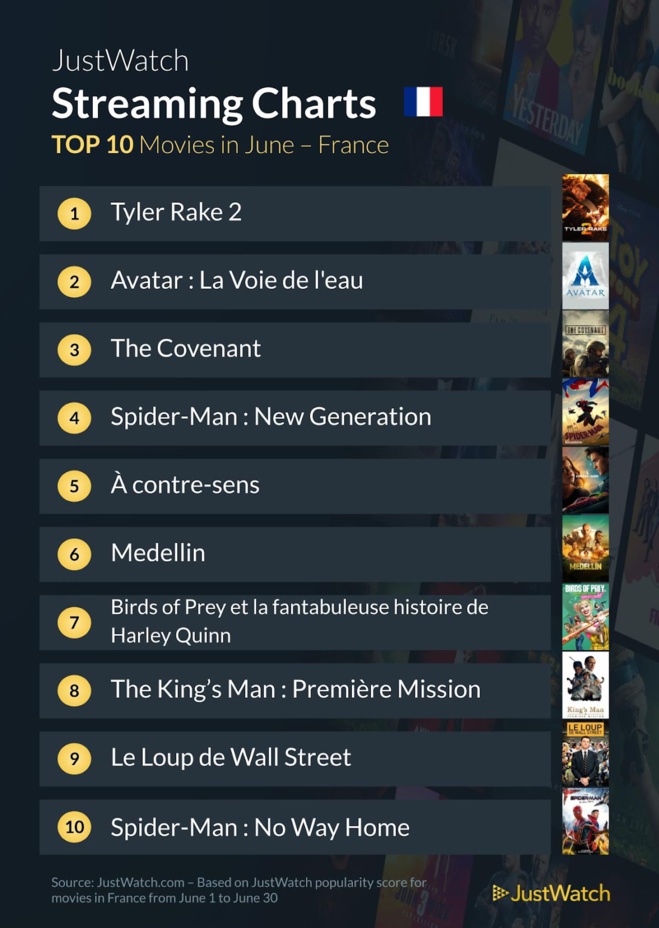 Le top streaming cinéma / séries : "Tyler Rake 2" et "Secret Invasion" incontournables en juin ! Le top streaming cinéma / séries : "Tyler Rake 2" et "Secret Invasion" incontournables en juin !