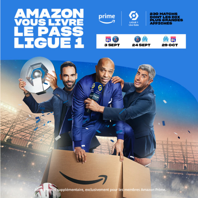 La Ligue 1 Uber Eats de retour sur Prime Video La Ligue 1 Uber Eats de retour sur Prime Video