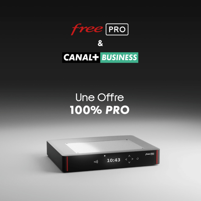 Free Pro s’associe à Canal+ pour proposer des offres TV adaptées à ses clients professionnels Free Pro s’associe à Canal+ pour proposer des offres TV adaptées à ses clients professionnels