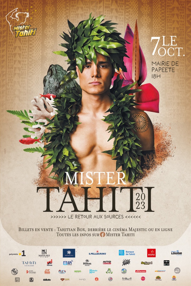 Soirée d'élection Mister Tahiti 2023, le 7 octobre, en direct sur Polynésie La 1ère Soirée d'élection Mister Tahiti 2023, le 7 octobre, en direct sur Polynésie La 1ère