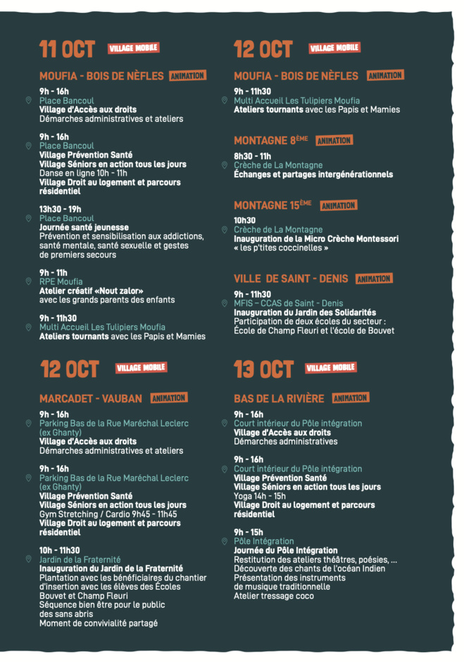 CCAS Saint-Denis : Semaine de la Fraternité et des Solidarités CCAS Saint-Denis : Semaine de la Fraternité et des Solidarités