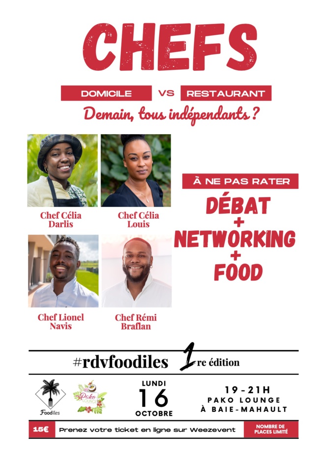 Guadeloupe : Foodîles organise ce lundi son premier #rdvfoodiles Guadeloupe : Foodîles organise ce lundi son premier #rdvfoodiles