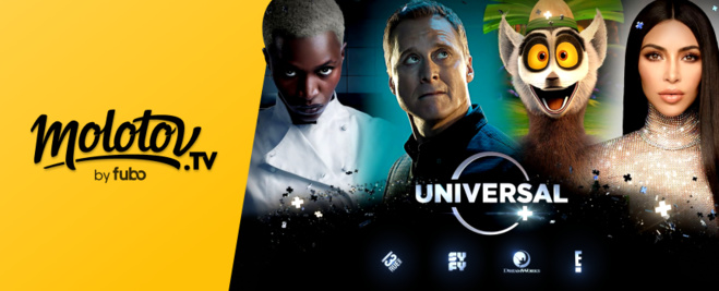 Universal+ désormais disponible sur Molotov Universal+ désormais disponible sur Molotov