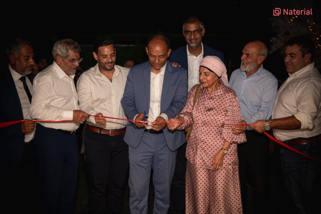 Découpe du ruban en présence d'Emmanuel Séraphin, de la famille Ravate et de Luis Bueno Nieto Découpe du ruban en présence d'Emmanuel Séraphin, de la famille Ravate et de Luis Bueno Nieto