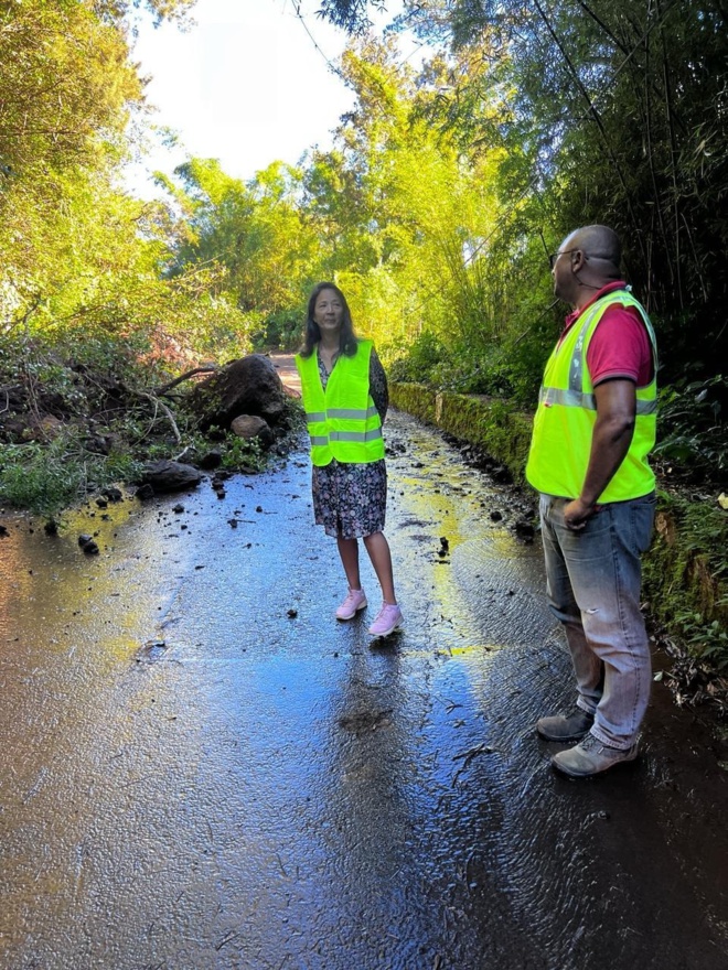 La Réunion : Brigitte Adame et David Belda appellent à l'action face aux éboulements dans les hauts de Saint-Denis La Réunion : Brigitte Adame et David Belda appellent à l'action face aux éboulements dans les hauts de Saint-Denis