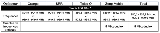 Attribution de fréquences en outre-mer : l’Arcep publie les résultats de la phase de positionnement en bande 900 MHz à La Réunion et les résultats finaux de la procédure d’attribution des fréquences lancée en 2023 