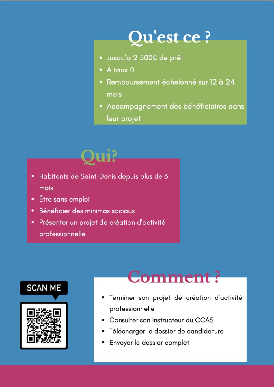 La Réunion : le CCAS de Saint Denis délivre 6 prêts sociaux et solidaires pour accompagner des projets professionnels La Réunion : le CCAS de Saint Denis délivre 6 prêts sociaux et solidaires pour accompagner des projets professionnels