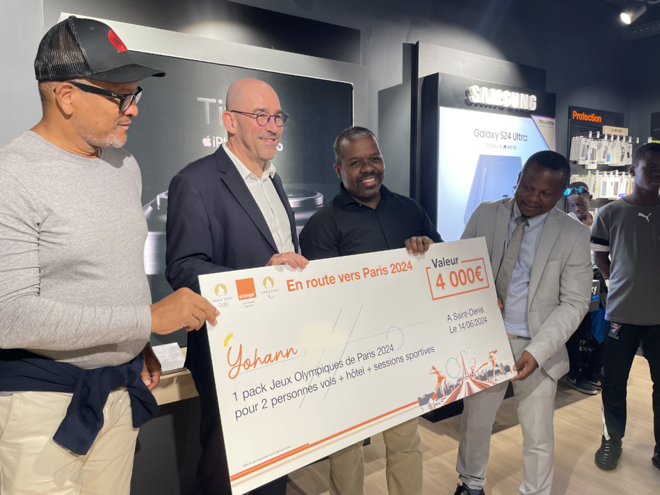 remise du séjours olympique à Yohann remise du séjours olympique à Yohann
