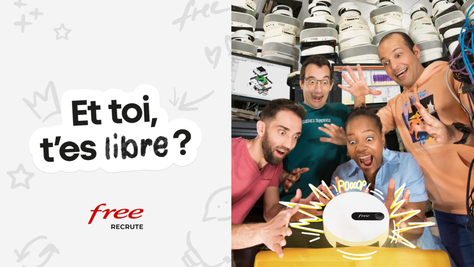Free lance sa 1ère campagne Marque Employeur Free lance sa 1ère campagne Marque Employeur