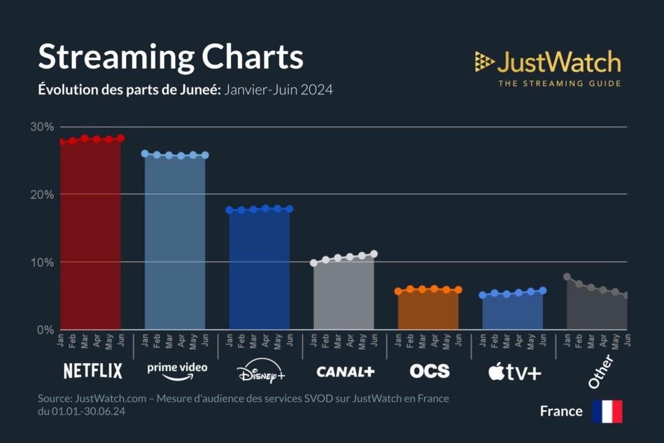 SVOD: Rapport sur les parts de marché au 2e trimestre en France. Netflix leader incontestable ! SVOD: Rapport sur les parts de marché au 2e trimestre en France. Netflix leader incontestable !
