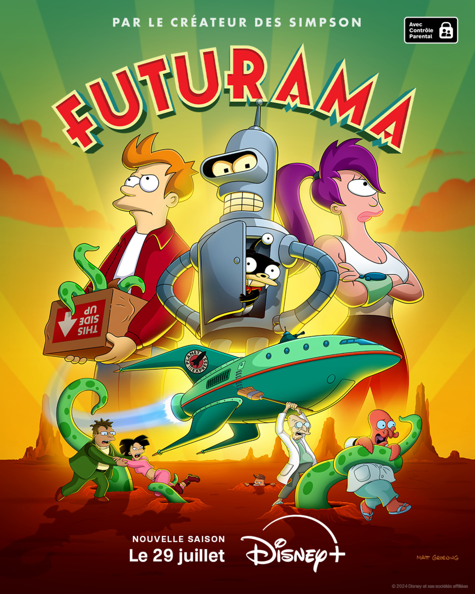 Disney+ : La saison 12 inédite de FUTURAMA mise en ligne dès le 29 juillet Disney+ : La saison 12 inédite de FUTURAMA mise en ligne dès le 29 juillet