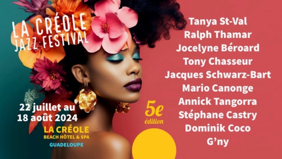Les meilleurs moments de la 5e édition du Créole Jazz Festival, dès aujourd'hui sur Guadeloupe La 1ère Les meilleurs moments de la 5e édition du Créole Jazz Festival, dès aujourd'hui sur Guadeloupe La 1ère