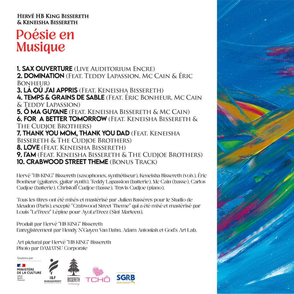 Quand la Poésie rencontre la musique : le nouvel album de Hervé "HB King" et Keneisha Bissereth Quand la Poésie rencontre la musique : le nouvel album de Hervé "HB King" et Keneisha Bissereth