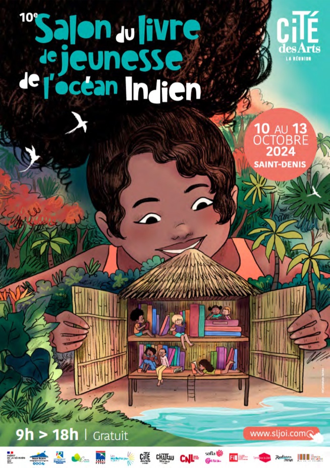 Le salon du livre de jeunesse de l'Océan Indien se tiendra du 10 au 13 octobre à la Cité des Arts à Saint-Denis Le salon du livre de jeunesse de l'Océan Indien se tiendra du 10 au 13 octobre à la Cité des Arts à Saint-Denis