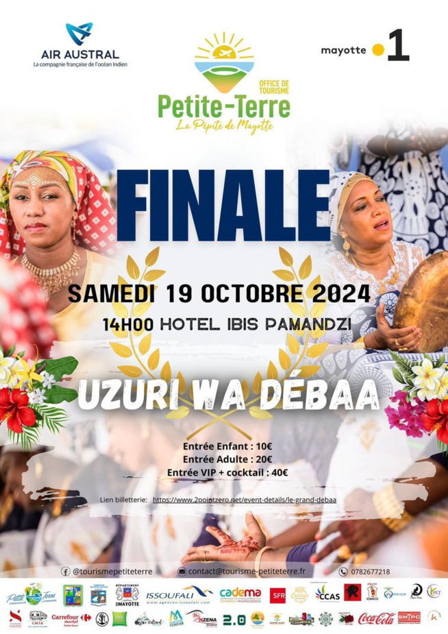 UZURI WA DEBAA : la grande finale du concours de debaa, ce samedi en direct sur Mayotte La 1ère UZURI WA DEBAA : la grande finale du concours de debaa, ce samedi en direct sur Mayotte La 1ère