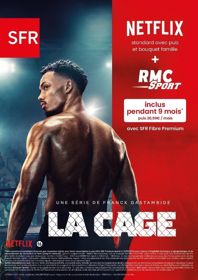 SFR avec RMC Sport et Netflix : une offre de divertissement et de sport SFR avec RMC Sport et Netflix : une offre de divertissement et de sport