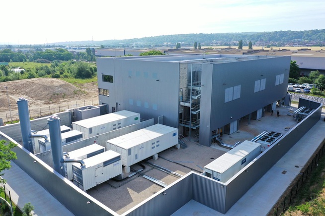 Thesee Datacenter - Aubergenville vue haut Thesee Datacenter - Aubergenville vue haut