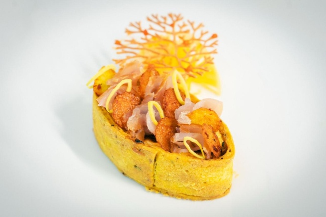 La quiche l'île Bourbon curcuma, ananas victoria, marlin fumé… ont enchanté les papilles du jury La quiche l'île Bourbon curcuma, ananas victoria, marlin fumé… ont enchanté les papilles du jury