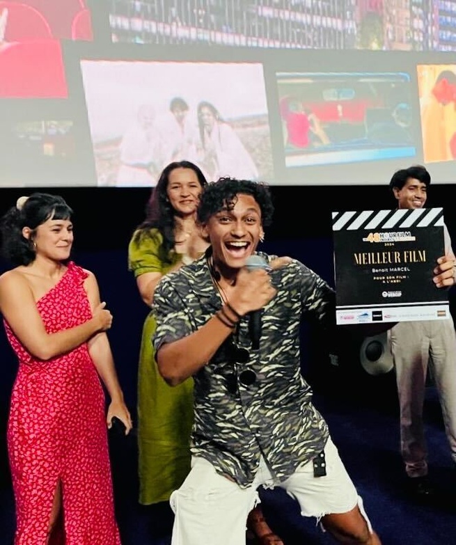 48 Hour Film Project La Réunion 2024 : Le prix du meilleur film décerné à Benoît Marcel pour “À l’abri” 48 Hour Film Project La Réunion 2024 : Le prix du meilleur film décerné à Benoît Marcel pour “À l’abri”