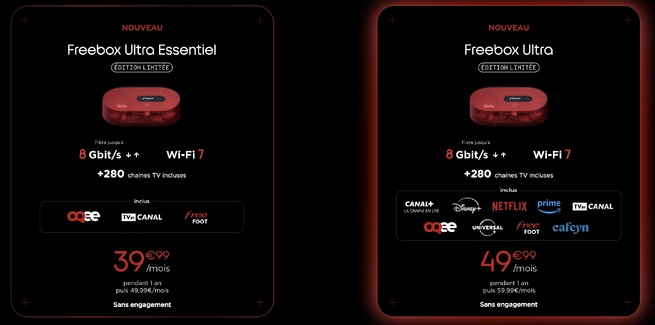 Free lance la Freebox Ultra Édition Limitée Free lance la Freebox Ultra Édition Limitée