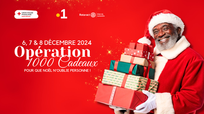 Opération 1000 Cadeaux 2024 avec Martinique la 1ère ! Opération 1000 Cadeaux 2024 avec Martinique la 1ère !