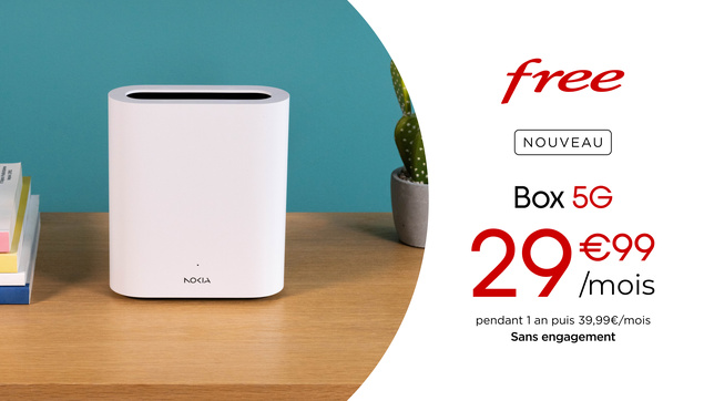 Free lance la 1ère Box 5G Wi-Fi 7 avec internet très haut débit et TV incluse Free lance la 1ère Box 5G Wi-Fi 7 avec internet très haut débit et TV incluse