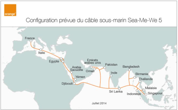 Sea-Me-We 5, le nouveau câble sous-marin pour accompagner la croissance du haut-débit à la Réunion et à Mayotte. Sea-Me-We 5, le nouveau câble sous-marin pour accompagner la croissance du haut-débit à la Réunion et à Mayotte.