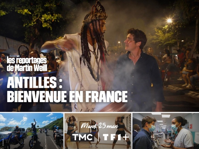 Les Reportages de Martin Weill : "Antilles : Bienvenue en France", plongée au cœur des réalités antillaises, ce mardi sur TMC Les Reportages de Martin Weill : "Antilles : Bienvenue en France", plongée au cœur des réalités antillaises, ce mardi sur TMC