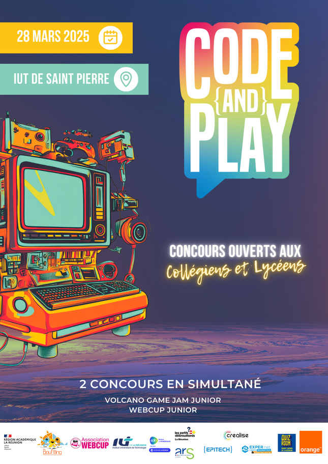 2nde édition de Code and Play : Les collégiens et lycéens réunionnais au cœur de l’innovation numérique ! 2nde édition de Code and Play : Les collégiens et lycéens réunionnais au cœur de l’innovation numérique !
