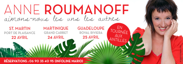 Anne Roumanoff en tournée aux Antilles