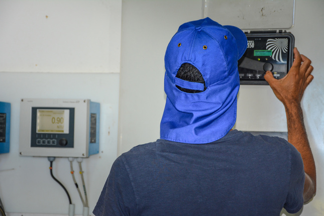 Agent de La Créole mobilisé pour rétablir la situation Agent de La Créole mobilisé pour rétablir la situation