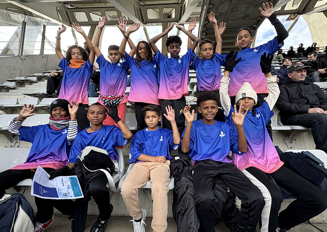 Invités par le Paris FC au stade Charléty pour le matche de D1 Féminines Invités par le Paris FC au stade Charléty pour le matche de D1 Féminines