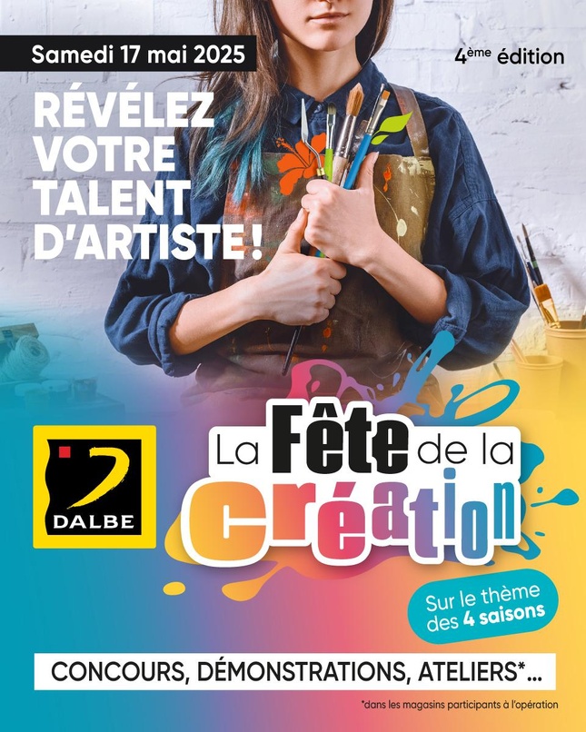 La Fête de la Création s'invite chez DALBE de Baie-Mahault ce samedi La Fête de la Création s'invite chez DALBE de Baie-Mahault ce samedi