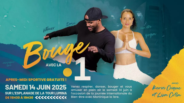 Martinique la 1ère célèbre le bien-être ce samedi à Fort-de-France avec une grande journée gratuite mêlant sport, musique et détente Martinique la 1ère célèbre le bien-être ce samedi à Fort-de-France avec une grande journée gratuite mêlant sport, musique et détente