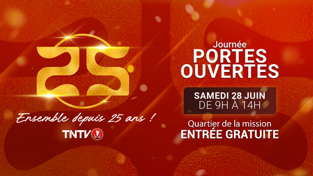 TNTV ouvre ses portes au public pour ses 25 ans ! TNTV ouvre ses portes au public pour ses 25 ans !