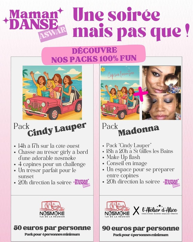 Inédit à La Réunion : « Maman Danse Aswar » la soirée clubbing 100% femmes arrive au Tao Club Inédit à La Réunion : « Maman Danse Aswar » la soirée clubbing 100% femmes arrive au Tao Club