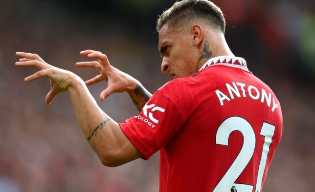 Antony, joueur de Manchester United