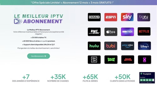 Meilleur IPTV en France : Classement 2025 des top services les plus fiables Meilleur IPTV en France : Classement 2025 des top services les plus fiables