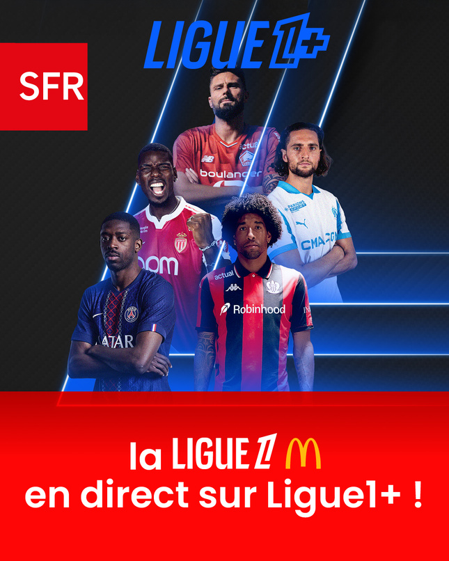 LIGUE 1+ débarque chez SFR Caraïbe LIGUE 1+ débarque chez SFR Caraïbe